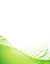 Dynamic Green Techno Abstract Background vector image