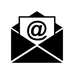 envelope email sms chat communication icon vector image
