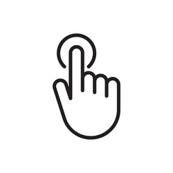 Fingerprint Scan Icon - Biometrics vector image
