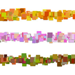 abstract square pattern paragraph divider line vector image