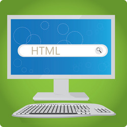 programming language vector image