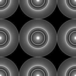 abstract seamless openwork pattern vector image