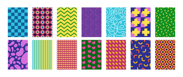 abstract pattern retro seamless texture fun vector image