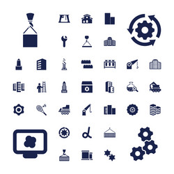 development icons vector image
