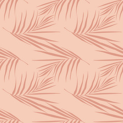 exotic seamless stylized pattern with simple fern vector image