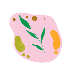 print design of avocado halves with pit vector image