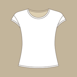 sleeveless shirt vector