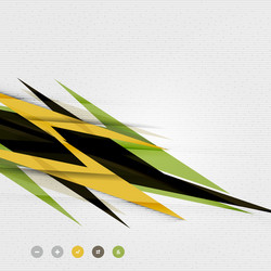 Abstract Lightning Tech Shapes vector image
