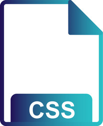 css icon vector image