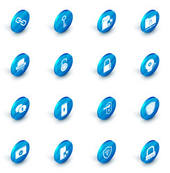 set key document protection concept ftp folder vector image