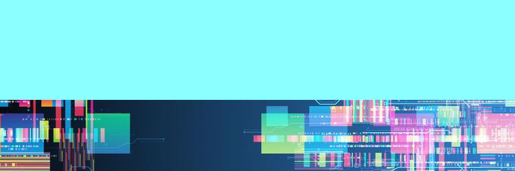 technological background with colorful squares vector image