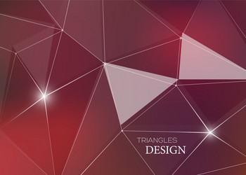 abstract background with triangles and lines vector image