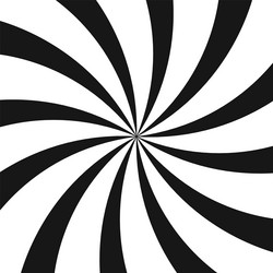 black twirl lines curve rotating effect vector image