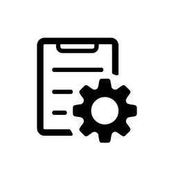 Manual technical report icon vector