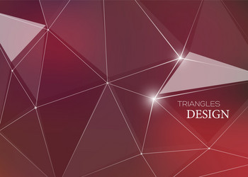 abstract background with triangles and lines vector image