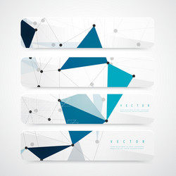 network background abstract polygon vector image