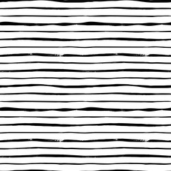 hand drawn horizontal thin lines seamless pattern vector image