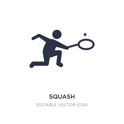 squash icon on white background simple element vector