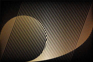 rgb gold black halftone lines dynamic background vector image