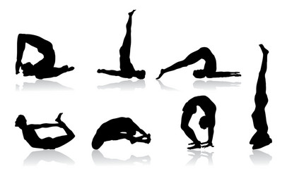 yoga Vector Image
