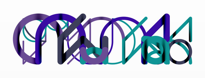abstract background circles and colorful round vector image