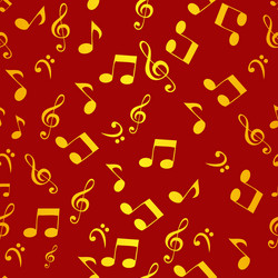 abstract music seamless pattern background f vector image