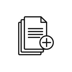 new document icon perfect for file creation vector image
