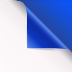 Paper Curl with Shadow vector image