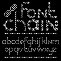 script modern alphabet letters set lower case vector image