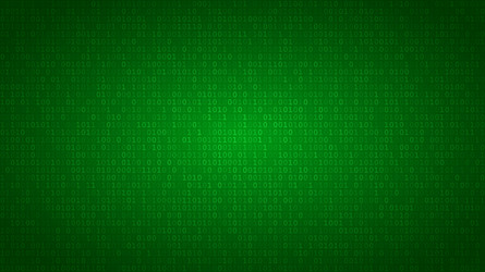 abstract background of ones and zeros vector image