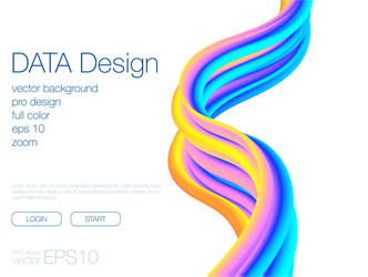 abstract blend background template for web site vector image