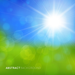 Bright Abstract Background with Sparkling Effects vector image