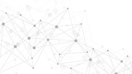 geometric abstract background with connected line vector image