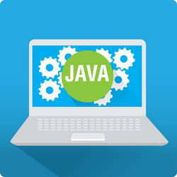 programming language vector image