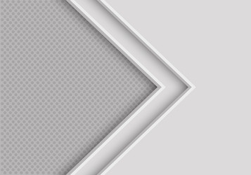 soft grey arrow direction with circle mesh vector image