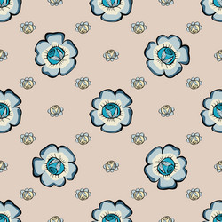 abstract floras pattern background vector image