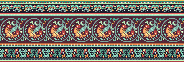 abstract stripe pattern ornamental background vector image