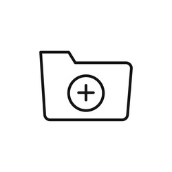 create new folder icon ideal for digital vector image