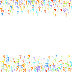 question marks quiz doubt survey faq public poll vector image