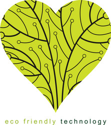 tree in shape heart created with wireframe vector image