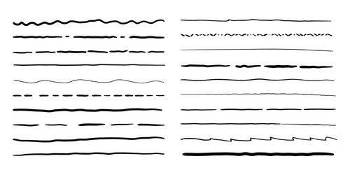 Hand drawn line border Royalty Free Vector Image