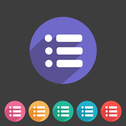 flat game graphics icon menu vector image