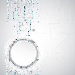 abstract background with various technological vector image