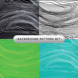 background pattern set collection vector image