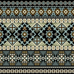striped ethnic pattern vector image