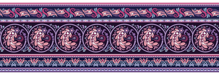 abstract stripe pattern ornamental background vector image