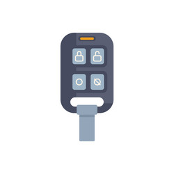 modern electronic car key fob with push button vector image
