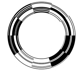 abstract gui ui geometric circle element vector image