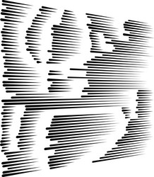 dynamic dashed segmented lines pattern irregular vector image