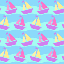 maritime mood pattern vector image